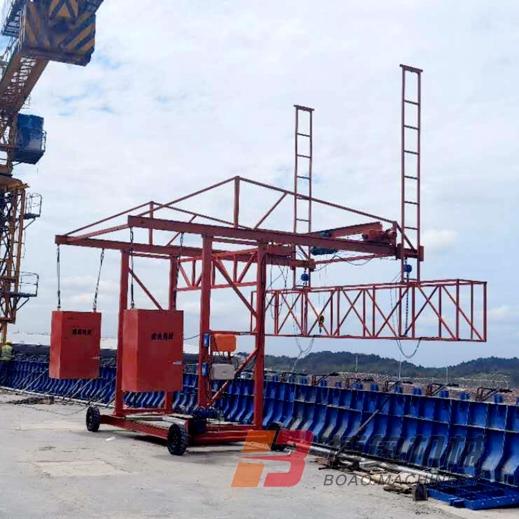 橋梁防撞牆模闆台車