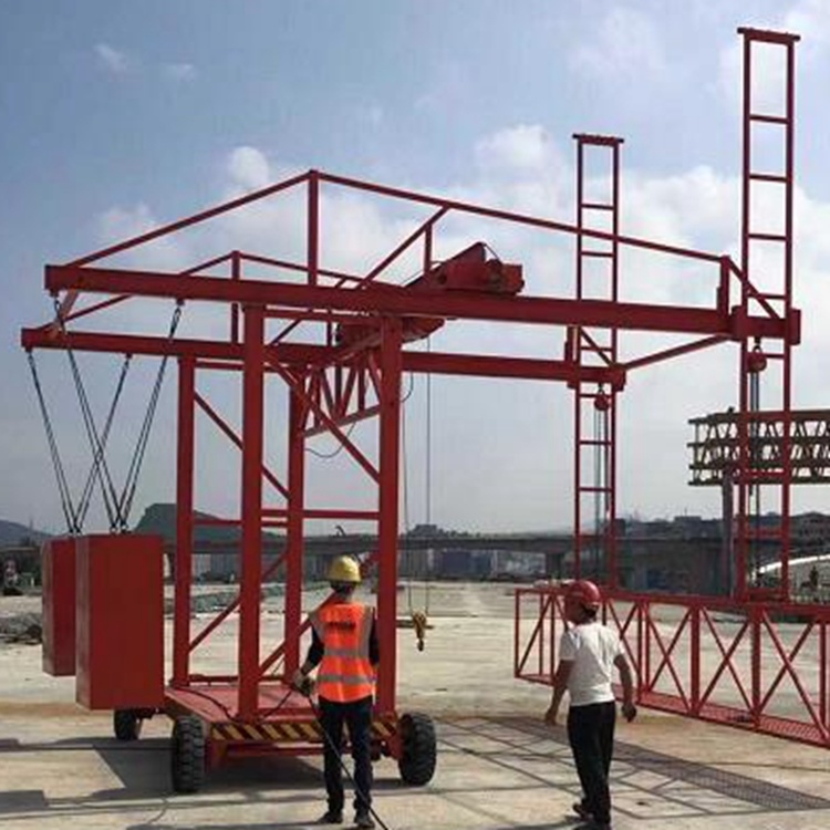 广州鼎高家电制造有限责任公司橋梁防撞牆模闆拆裝安全施工台車