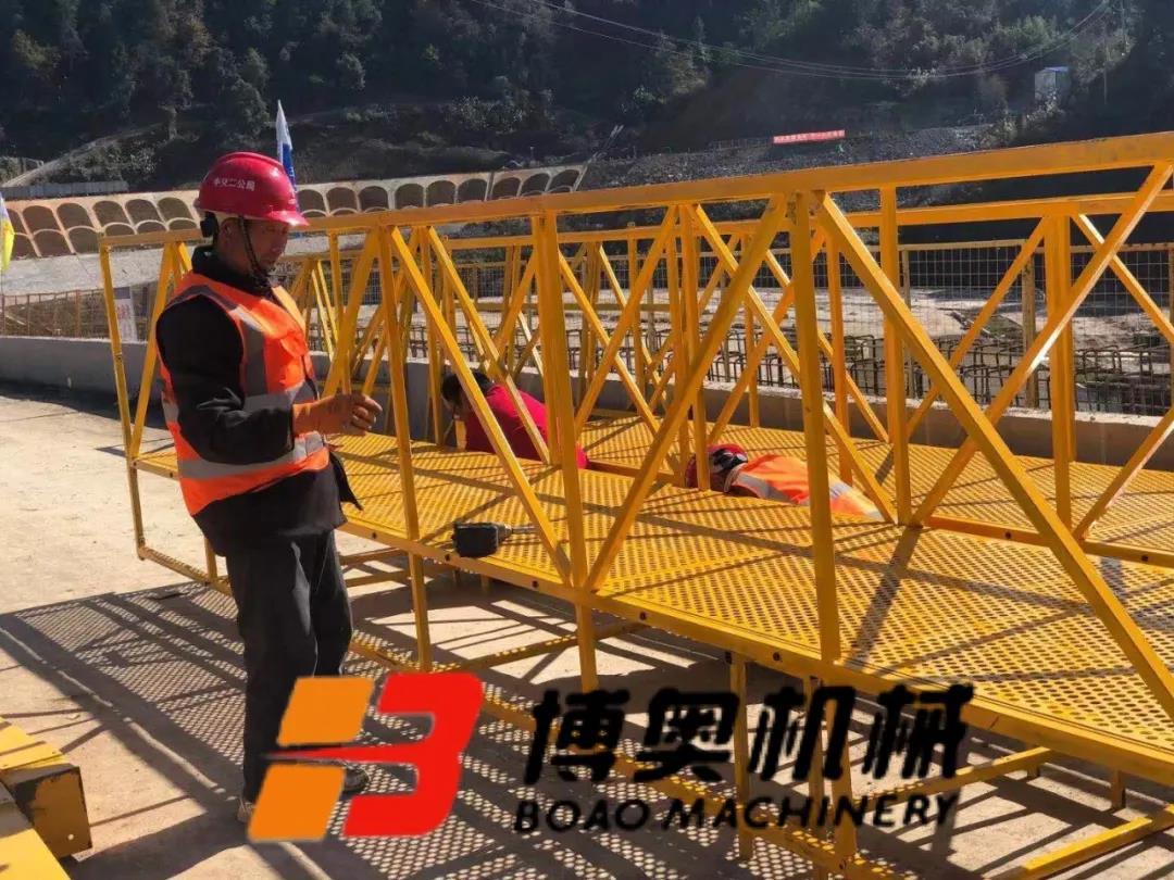 橋梁施工吊籃設備安全實惠更實用