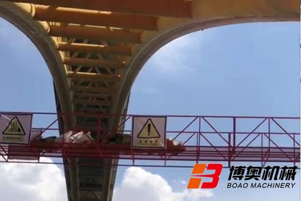 大跨度橋梁施工吊籃平台